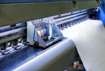 A complex printer producing large format prints 